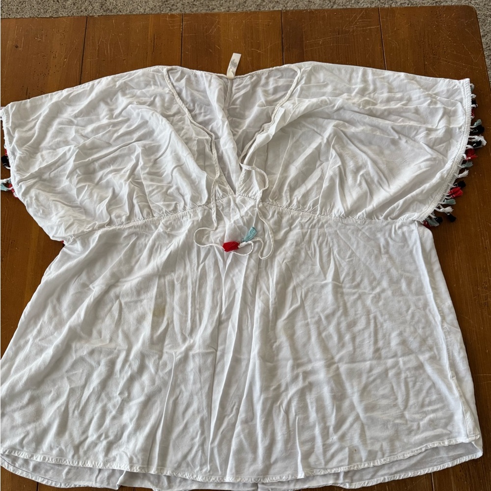 Cacique White Swim Cover up